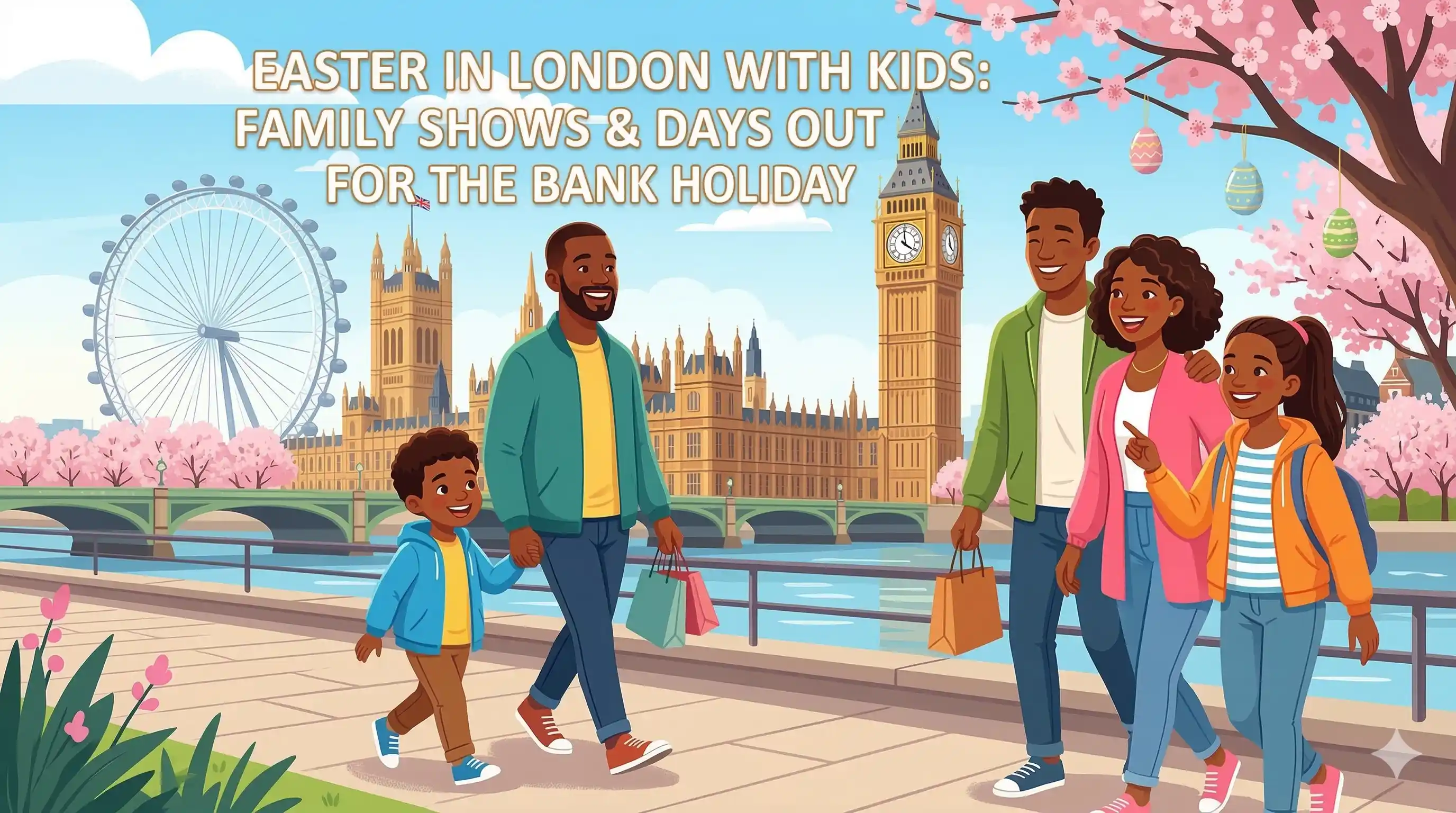 Plan Easter in London with kids. Family West End shows by age group, day out pairings and insider tips for the 2026 bank holiday weekend.