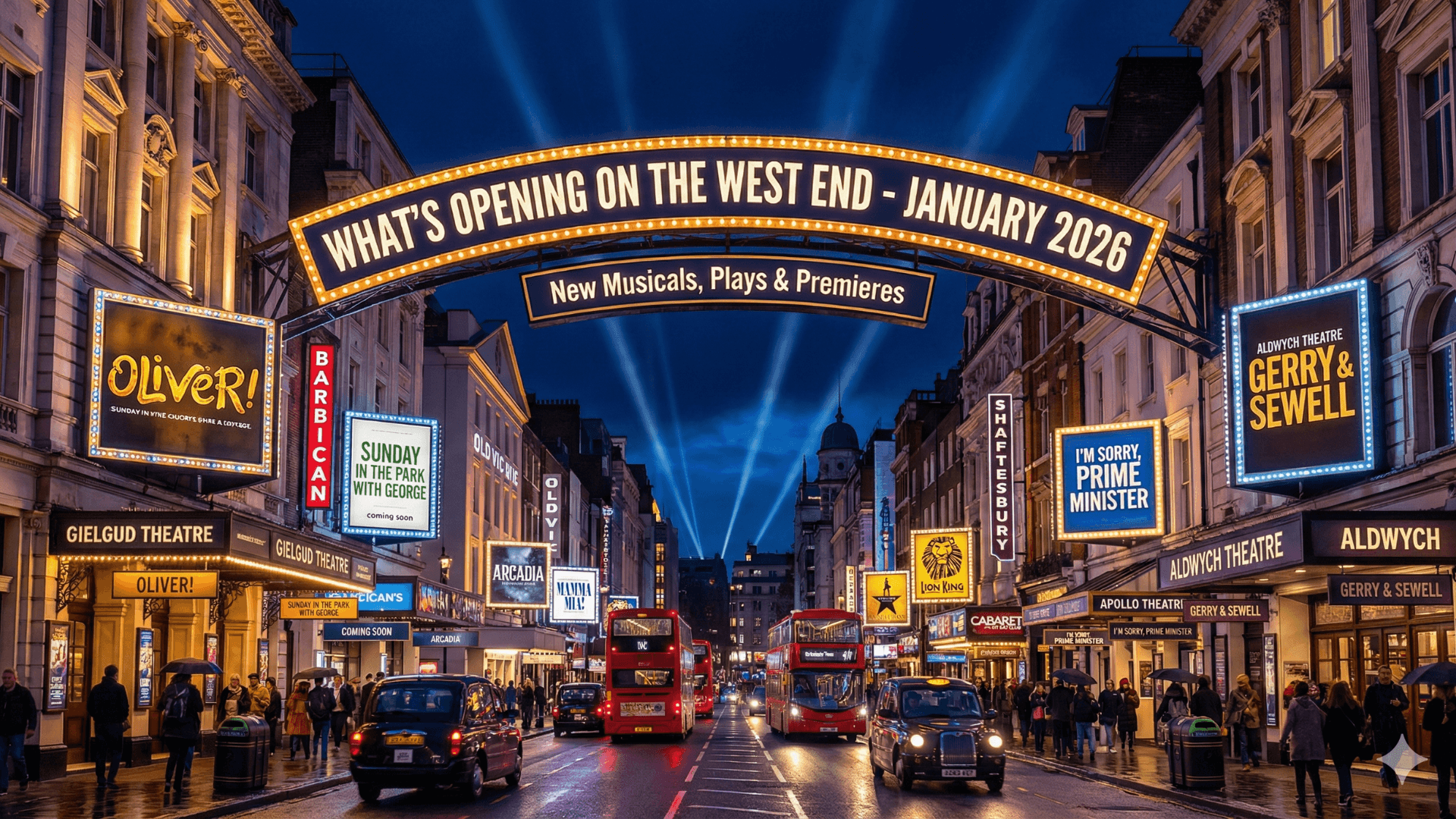 What's opening on the West End Janaury 2026