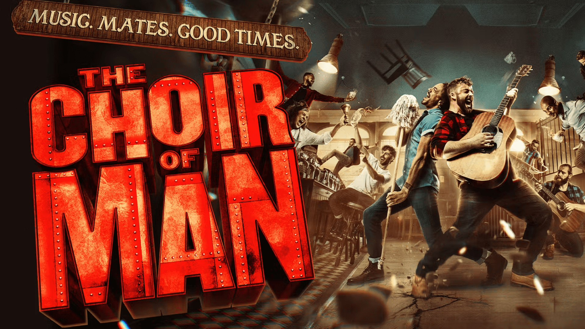 The Choir of Man at London's Arts Theatre is a great night full of music, mates and good times.