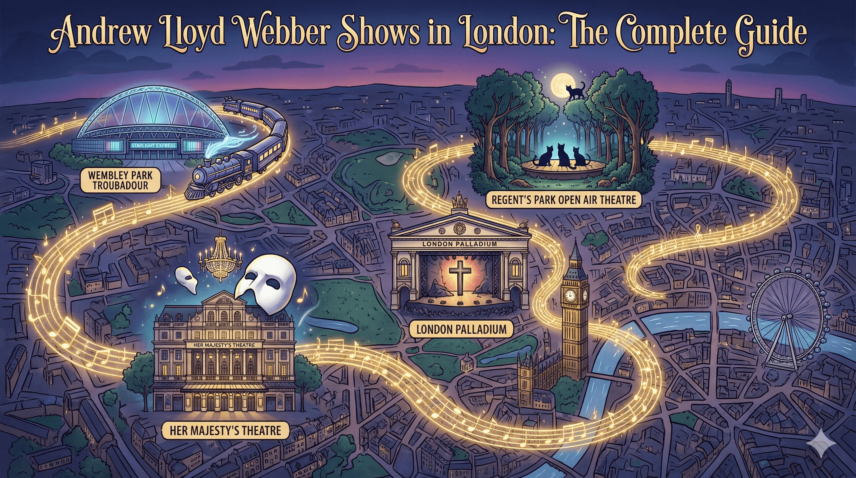 Andrew Lloyd Webber Shows i London: Den Komplette Guide