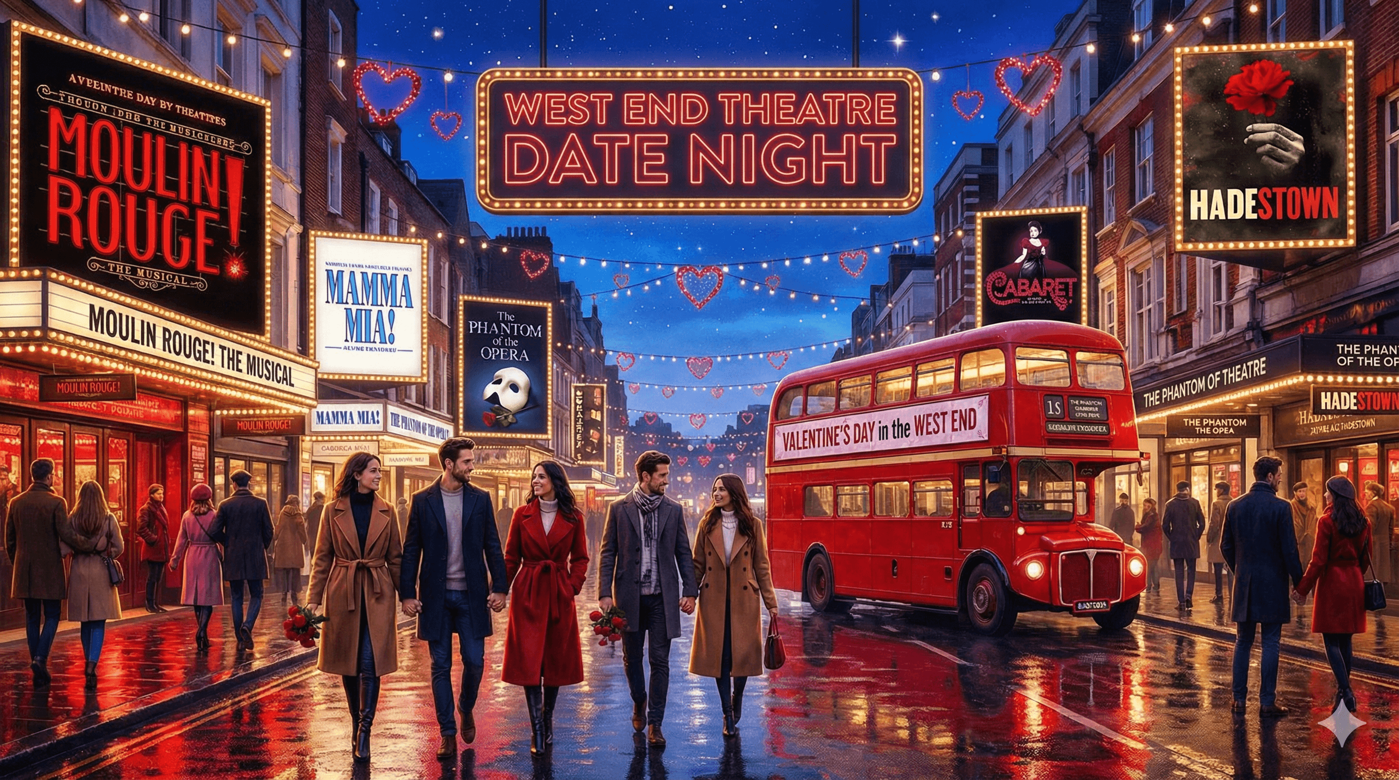 Celebrate Valentine's Day with a perfect West End Theatre date night!